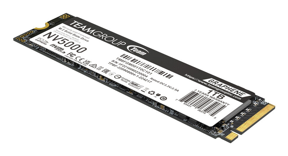 Team Group NV5000 1 TB M.2 PCI Express 4.0 NVMe 3D NAND