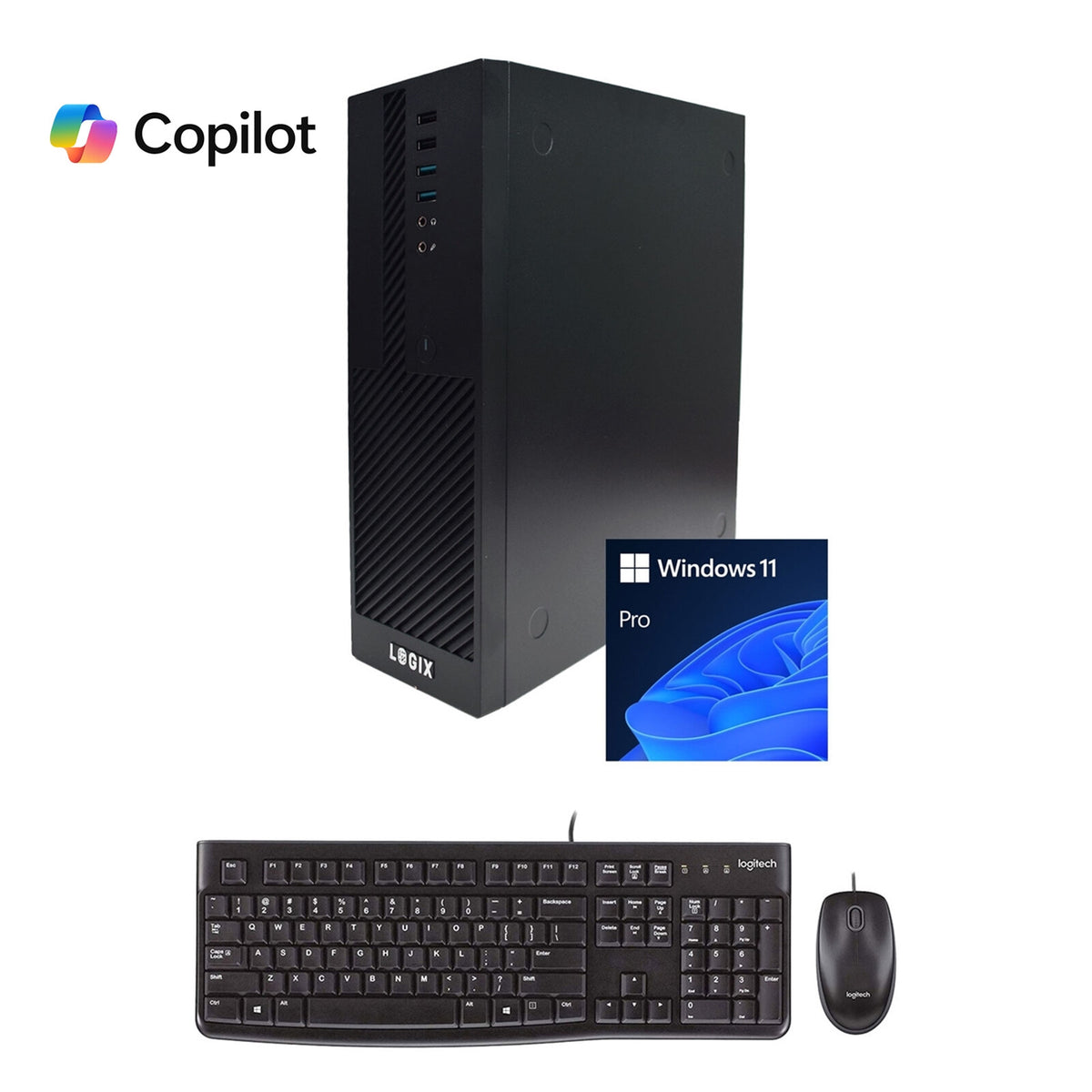 Direct Logix LOGIX 14th Gen Intel Core i5 10 Core Small Form Factor SFF Business ...