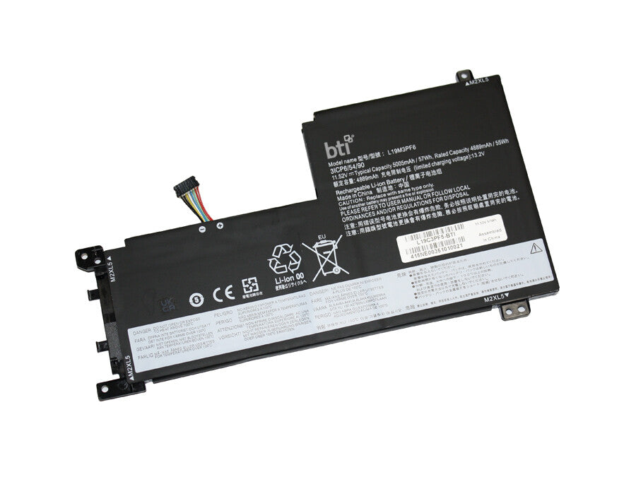 BTI 5B11N52016 compatible 55Wh 3-cell battery for LENOVO IDEAPAD 5 15ABA7