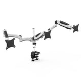 Amer Mounts HYDRA3XL monitor mount / stand 71.1 cm (28") Desk Black, Chrome, White