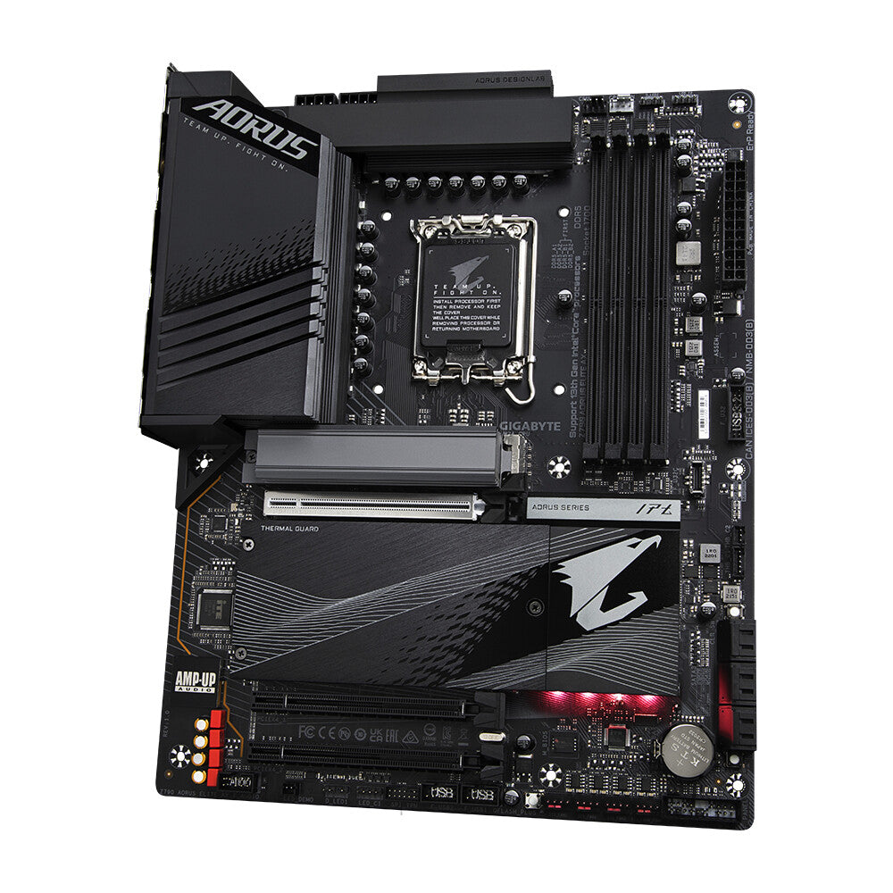 Placa base Gigabyte Z790 AORUS ELITE AX DDR5, Intel Socket 1700, 12/13.a generación, 1x PCIe 5.0 x16, 4x PCIe 4.0 x4, 1x PCIe 3.0 x4, USB 3.2 Gen 2x2 tipo C, HDMI, DisplayPort, Q-Flash Plus