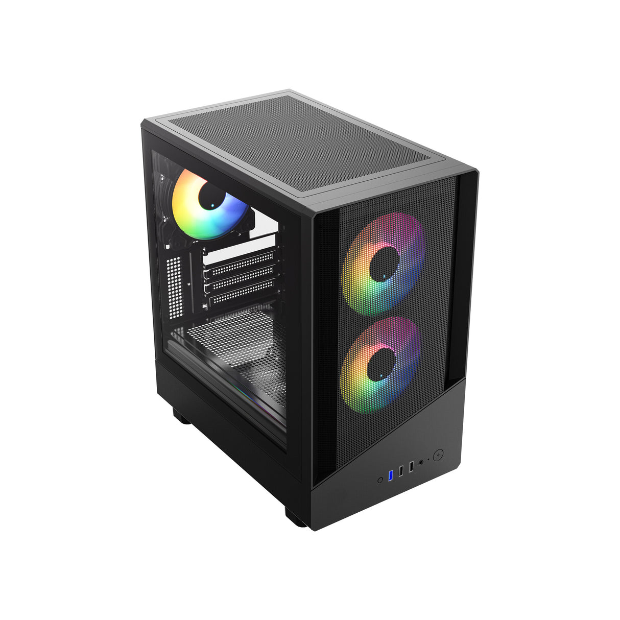 VIDA SPIRE M MATX BLACK GAMING CASE Micro Tower