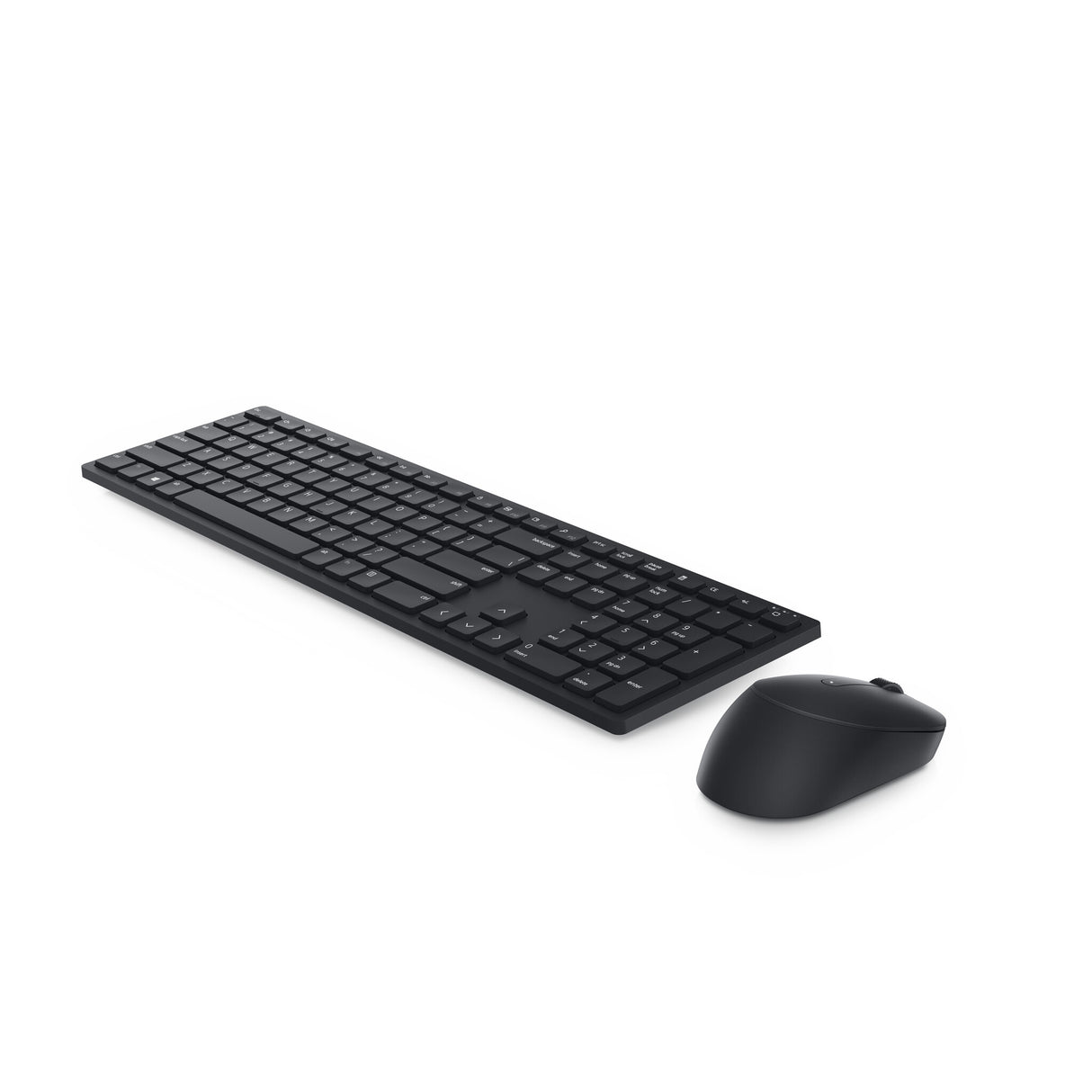 DELL Pro Keyboard and Mouse - KM5221W - US International (QWERTY) - Black - (RTL BOX)