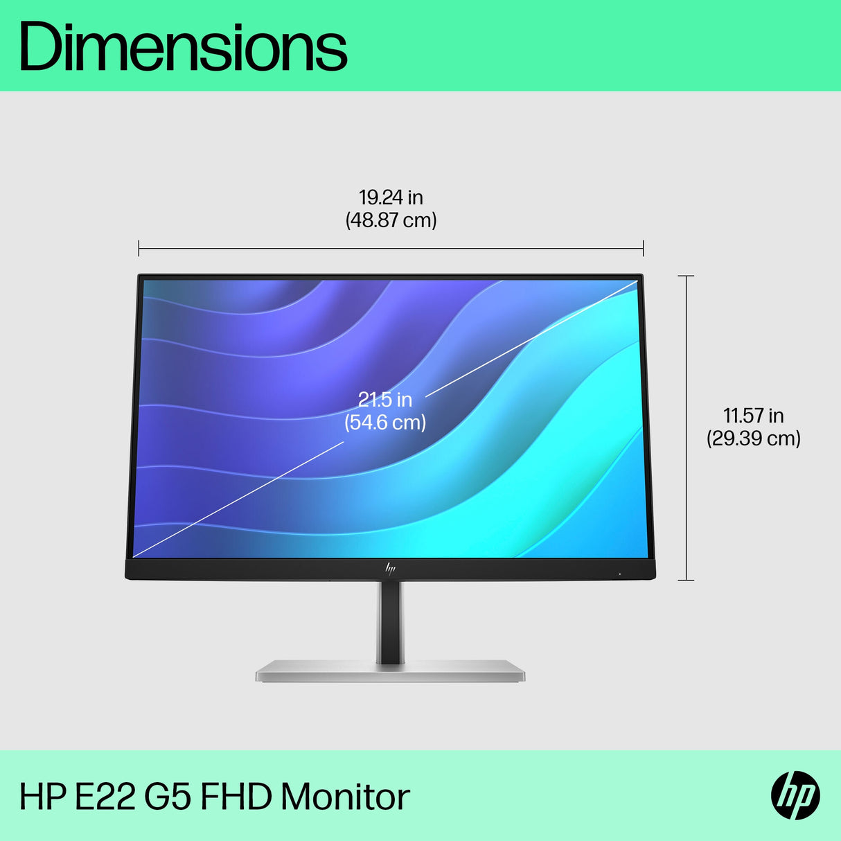 HP E-Series E22 G5 FHD Monitor