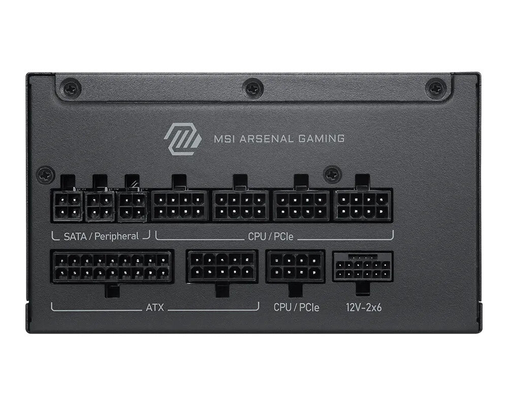 MSI MAG A1000PLS PCIE5 power supply unit 1000 W 24-pin ATX ATX Black