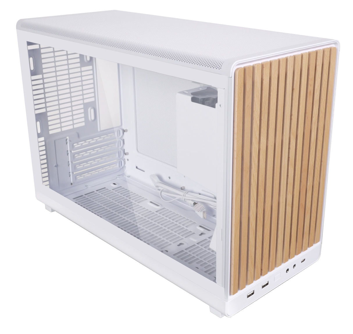 Lian Li A3-mATX Micro Tower White, Wood