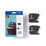Brother LC123BKBP2 ink cartridge 2 pc(s) Original Black