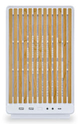 Lian Li A3-mATX Micro Tower White, Wood
