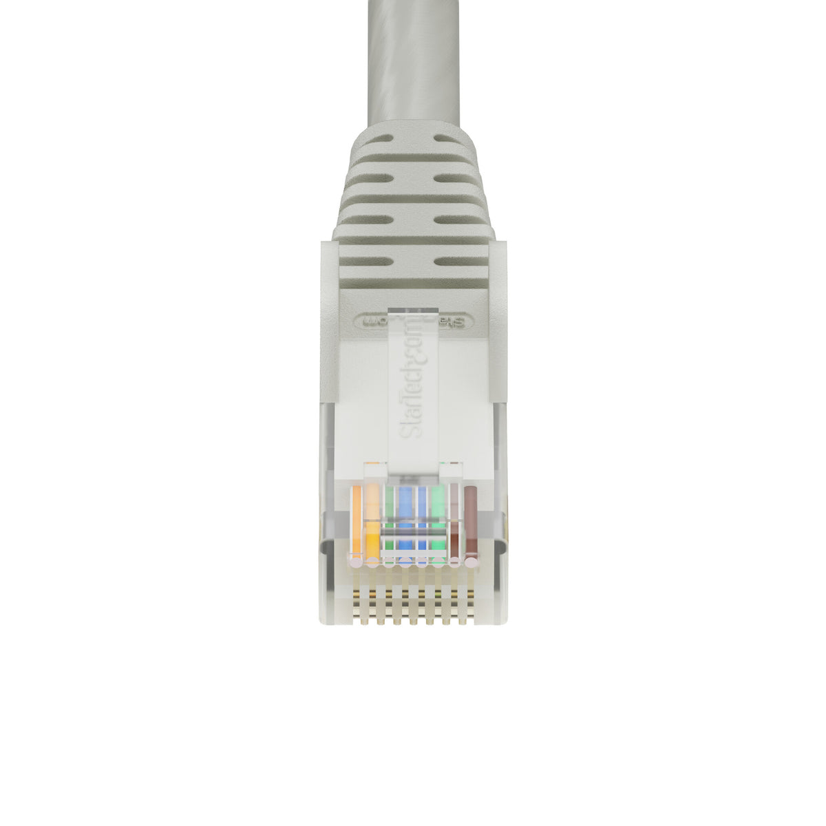 StarTech.com 7m Gray Cat6 Ethernet Cable, Snagless, 100W PoE, UTP, 24AWG Pure Bare Copper Wire, RJ45 Network Patch Cord w/Strain Reliefs, Individually Tested
