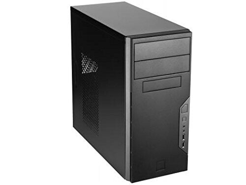 Antec VSK3000B U3/U2 Caja Micro ATX, Ventilador de 9,2 cm, USB 3.0, Negro con Interior Negro