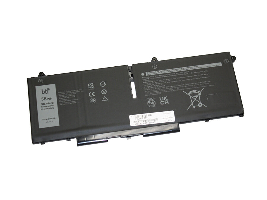 BTI 07KRV compatible 58Wh 4-cell battery for Dell Precision Latitude