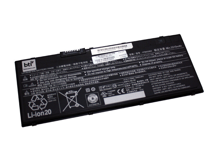 BTI FPCBP529 compatible 50Wh 4-cell battery for FUJITSU E548 E558 T937 T938 U748