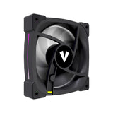 VIDA Stealth 120mm ARGB PWM Case Fan, Hydraulic Bearing, Outer Ring Lighting, 600-1500 RPM, Black Computer case 12 cm 1 pc(s)
