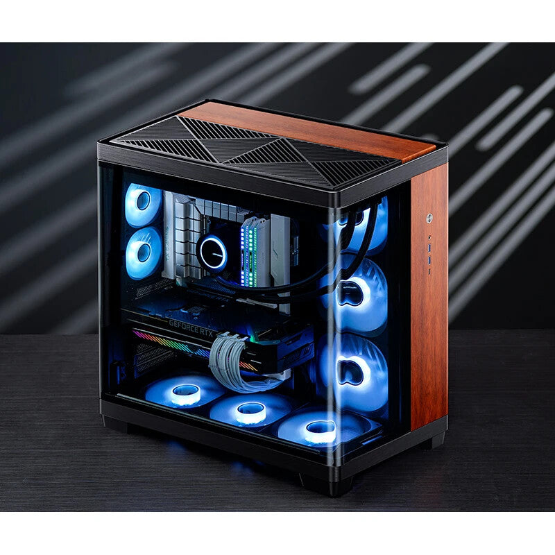Jonsbo TK-4 Wood Tower Black, Wood