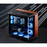 Jonsbo TK-4 Wood Tower Black, Wood