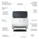 HP Scanjet Enterprise Flow 5000 s5 Sheet-fed scanner 600 x 600 DPI A4 White