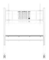 Neomounts FL50-575WH1 TV trolley 65-110" - fast installation - TÜV