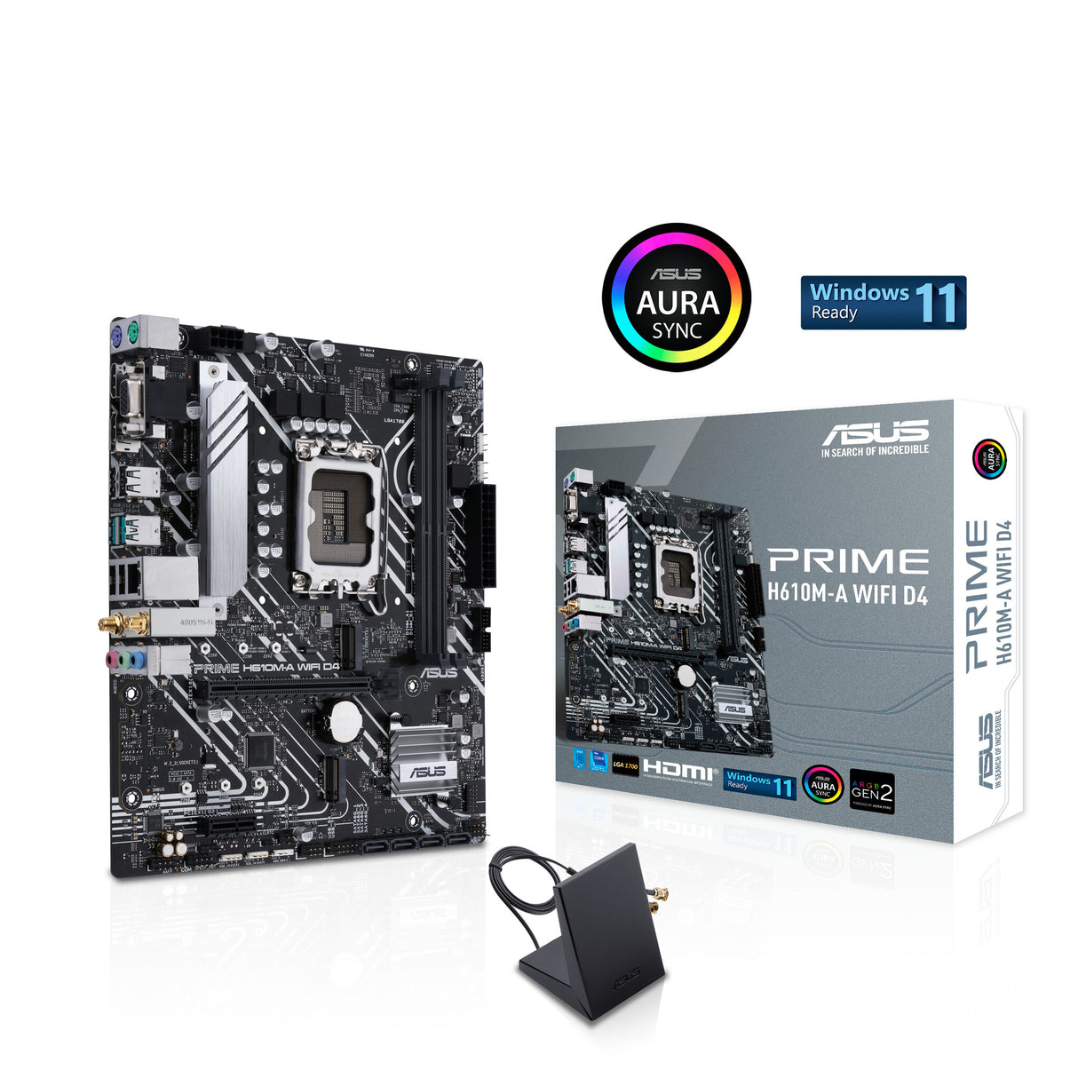 ASUS PRIME H610M-A WIFI D4 Intel H610 LGA 1700 micro ATX