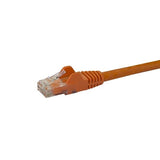 StarTech.com 7m CAT6 Ethernet Cable - Orange CAT 6 Gigabit Ethernet Wire -650MHz 100W PoE RJ45 UTP Network/Patch Cord Snagless w/Strain Relief Fluke Tested/Wiring is UL Certified/TIA