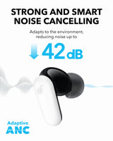 Soundcore R60i Wireless Noise Cancelling Earbuds, White