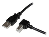 StarTech.com 2m USB 2.0 A to Right Angle B Cable - M/M