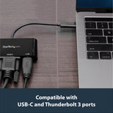 StarTech.com USB-C VGA Multiport Adapter - USB 3.0 Port - 60W PD