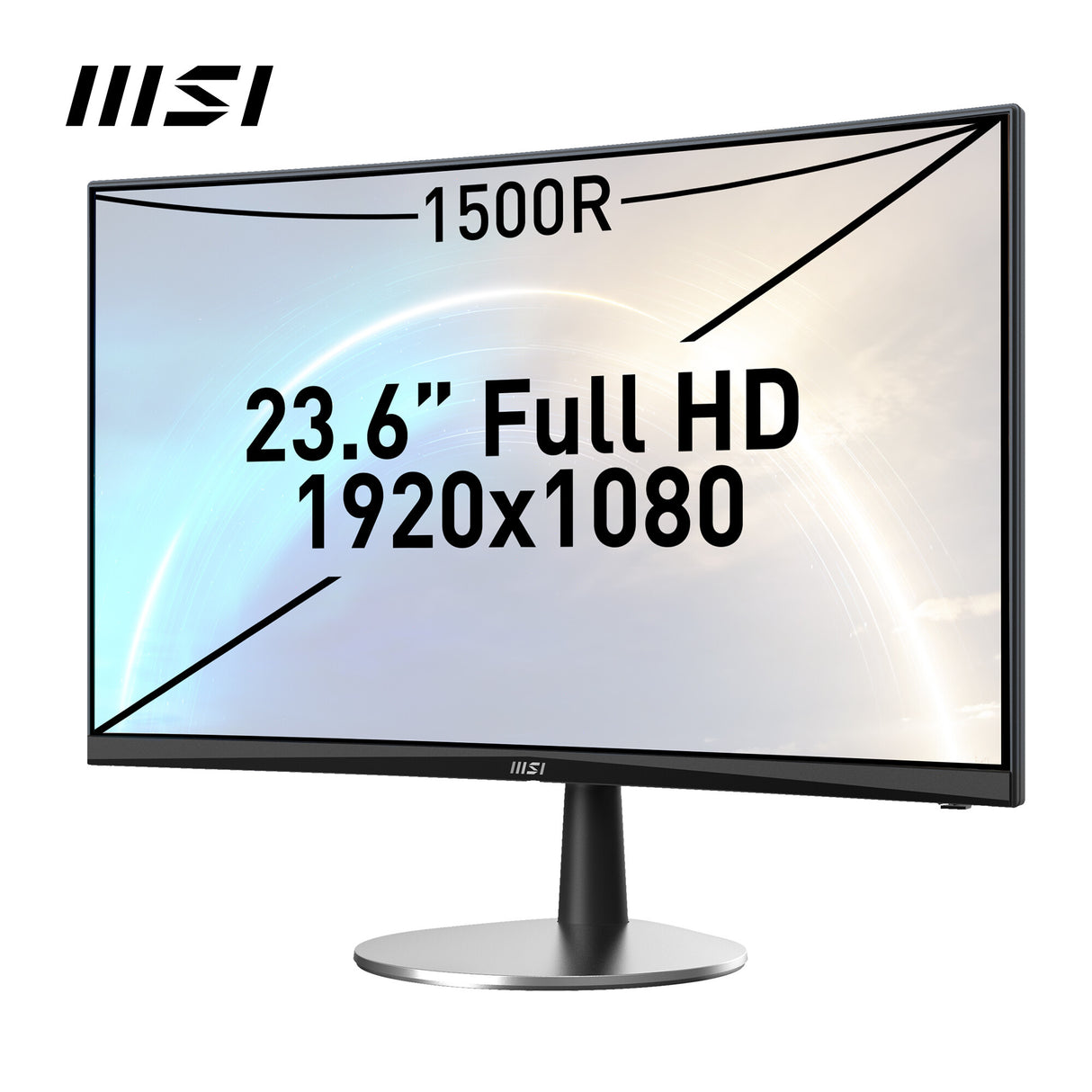 MSI Pro MP2422C computer monitor 59.9 cm (23.6") 1920 x 1080 pixels Full HD Black