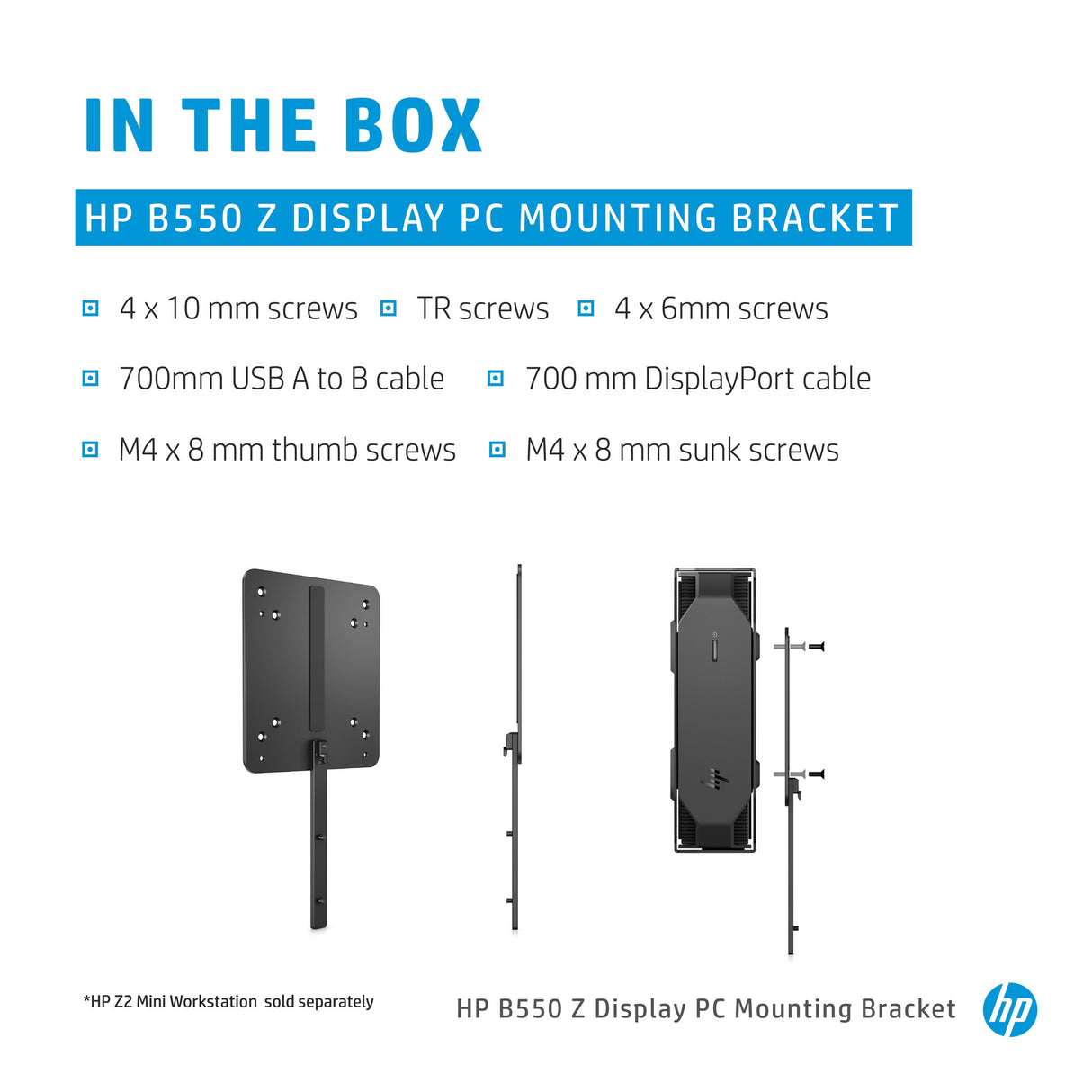 HP B550 PC Mounting Bracket