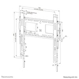 Neomounts WL30-750BL14 Heavy duty wall mount 42-75" - fixed - lockable - fast installation - TÜV