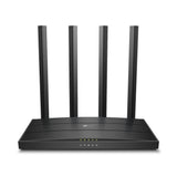 TP-LINK (Archer C6), AC1200 (867+300) Enrutador de Cable GB Inalámbrico de Doble Banda, 4 Puertos, MU-MIMO, Modo Punto de Acceso