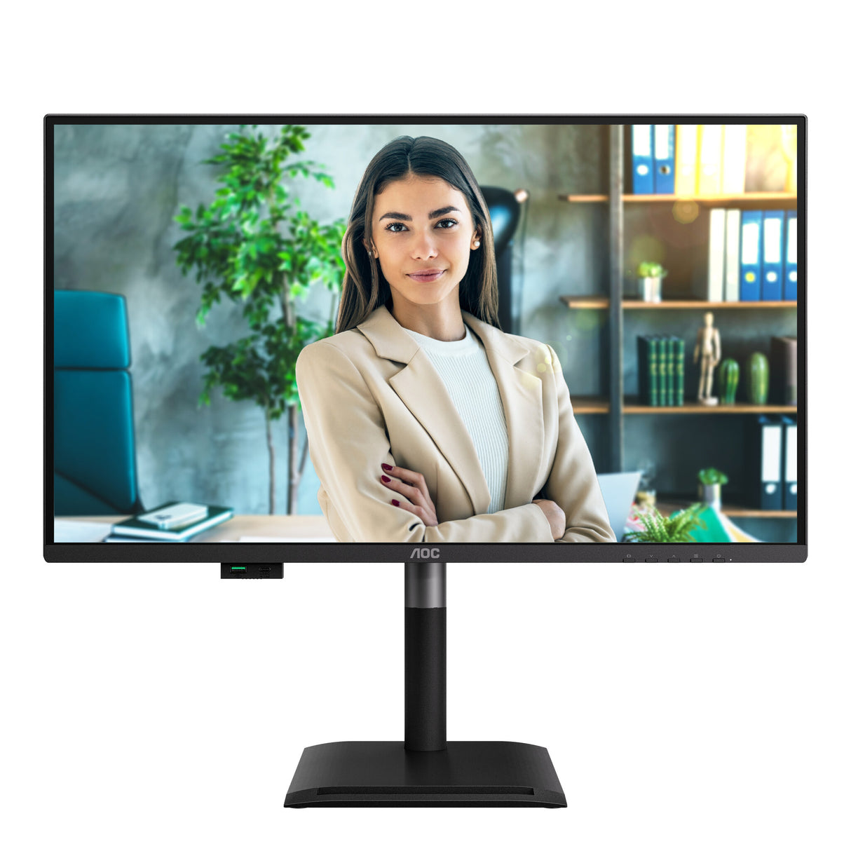 AOC Q27P4C computer monitor 68.6 cm (27") 2560 x 1440 pixels Quad HD Black