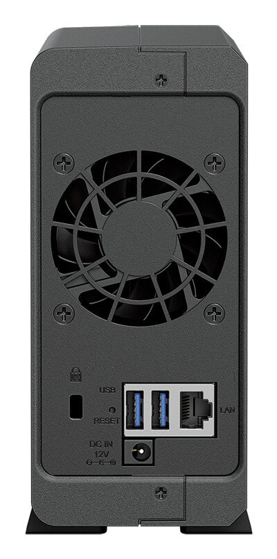 Synology DiskStation DS124 NAS Desktop Realtek RTD1619B 1 GB DDR4 4 TB HDD DiskStation Manager Black
