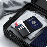 Satechi FindAll passport cover Black Vegan leather