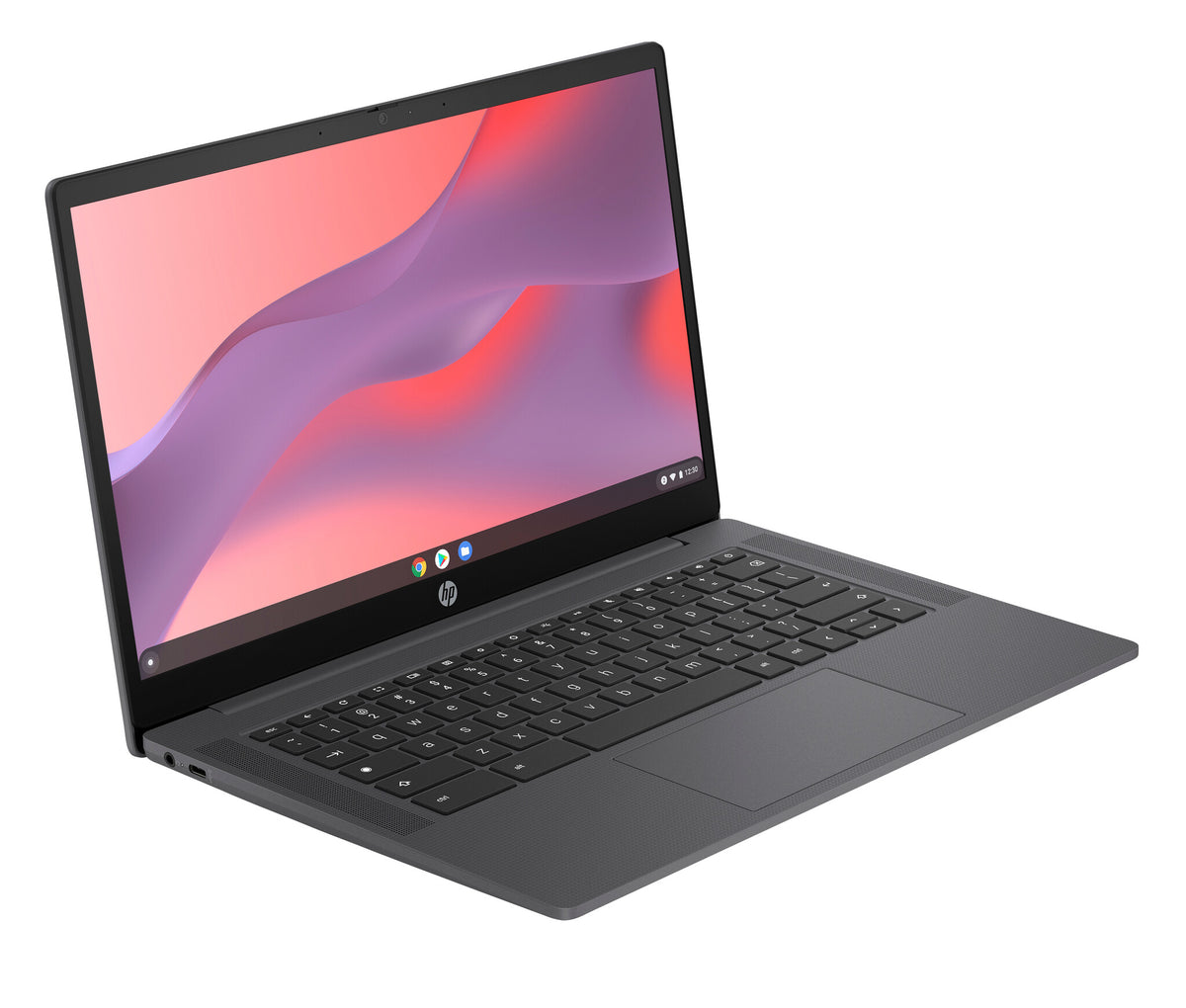 HP Chromebook 14a-nf0003na Intel® N N100 35.6 cm (14") Full HD 8 GB LPDDR5-SDRAM 128 GB eUFS Wi-Fi 6E (802.11ax) ChromeOS Silver
