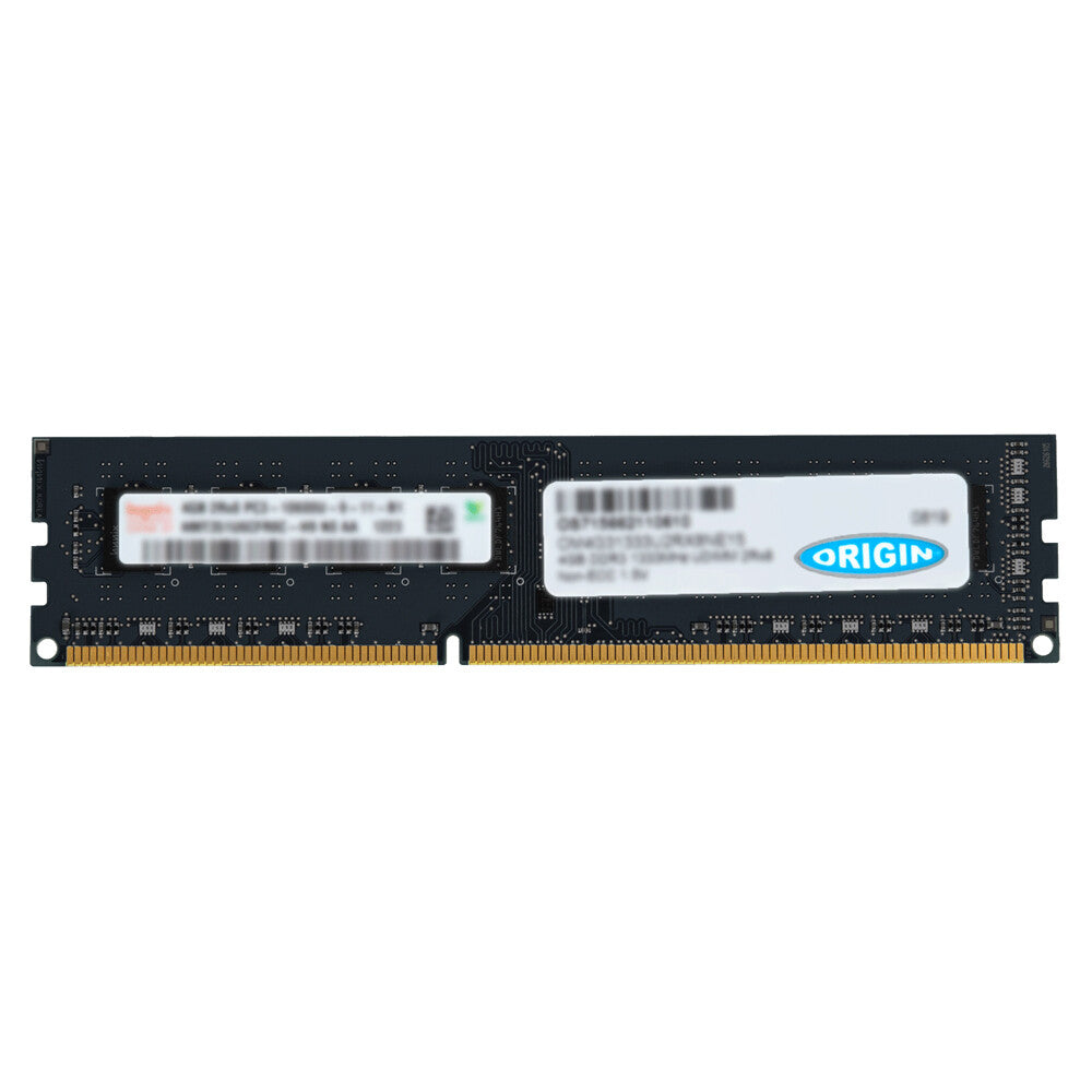 Origin Storage 4GB DDR3 1600MHz UDIMM 1Rx8 Non-ECC 1.35V