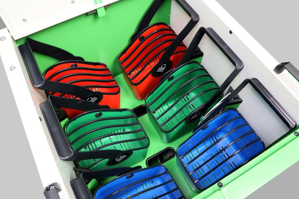 LocknCharge Set of 6 Large Baskets(