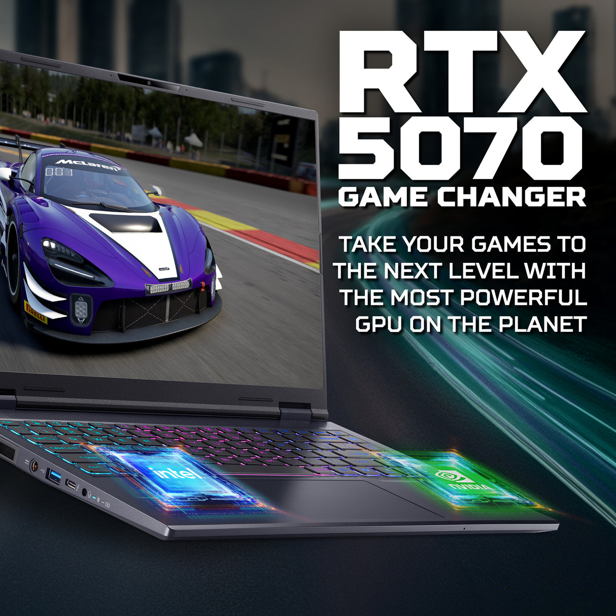Acer Predator Helios Neo 14 AI PHN14-71 - Intel Core Ultra 7 255HX, 32GB, 1TB SSD, NVIDIA GeForce RTX 5070, 14" OLED 120Hz, Windows 11 Gaming Laptop