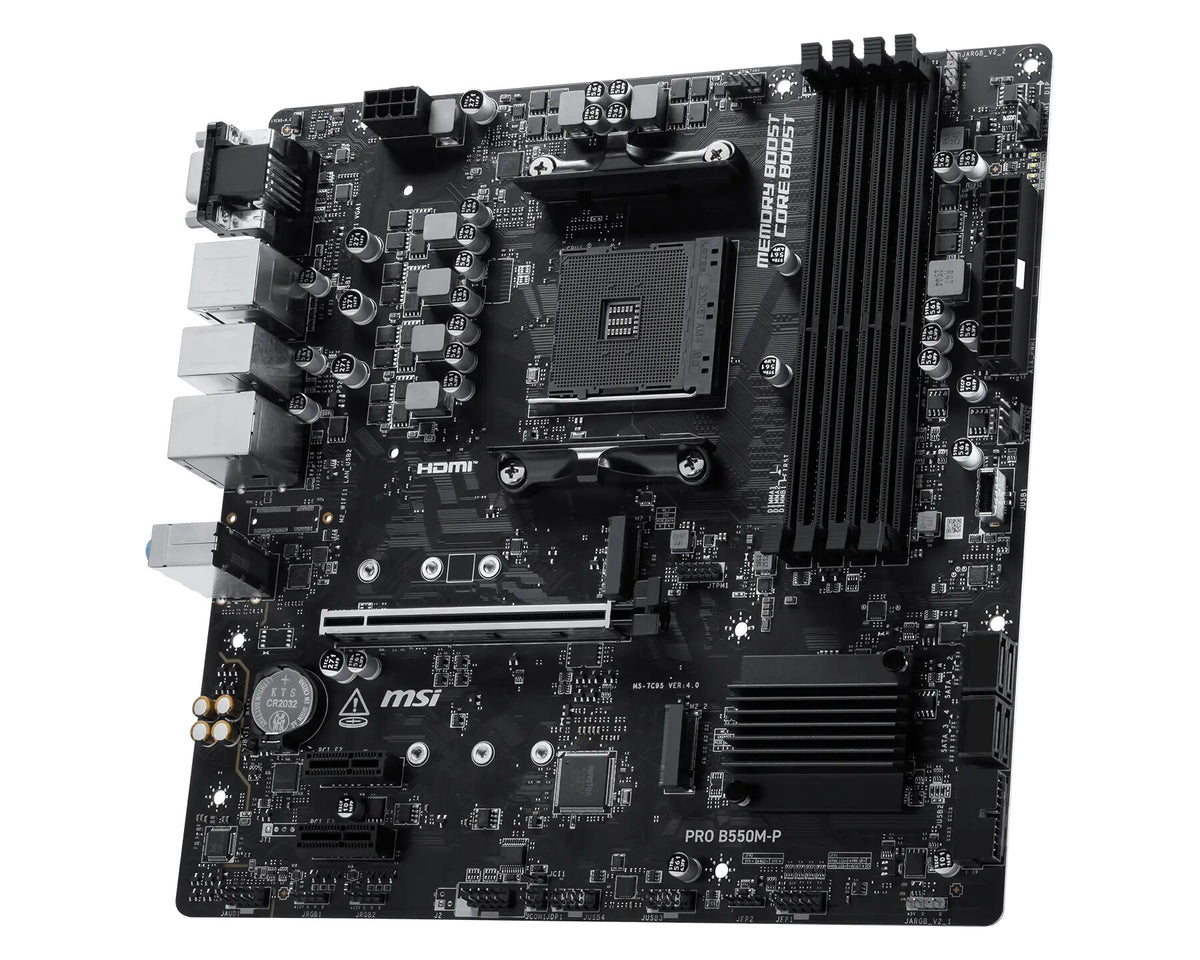 MSI PRO B550M-P motherboard AMD B550 Socket AM4 ATX