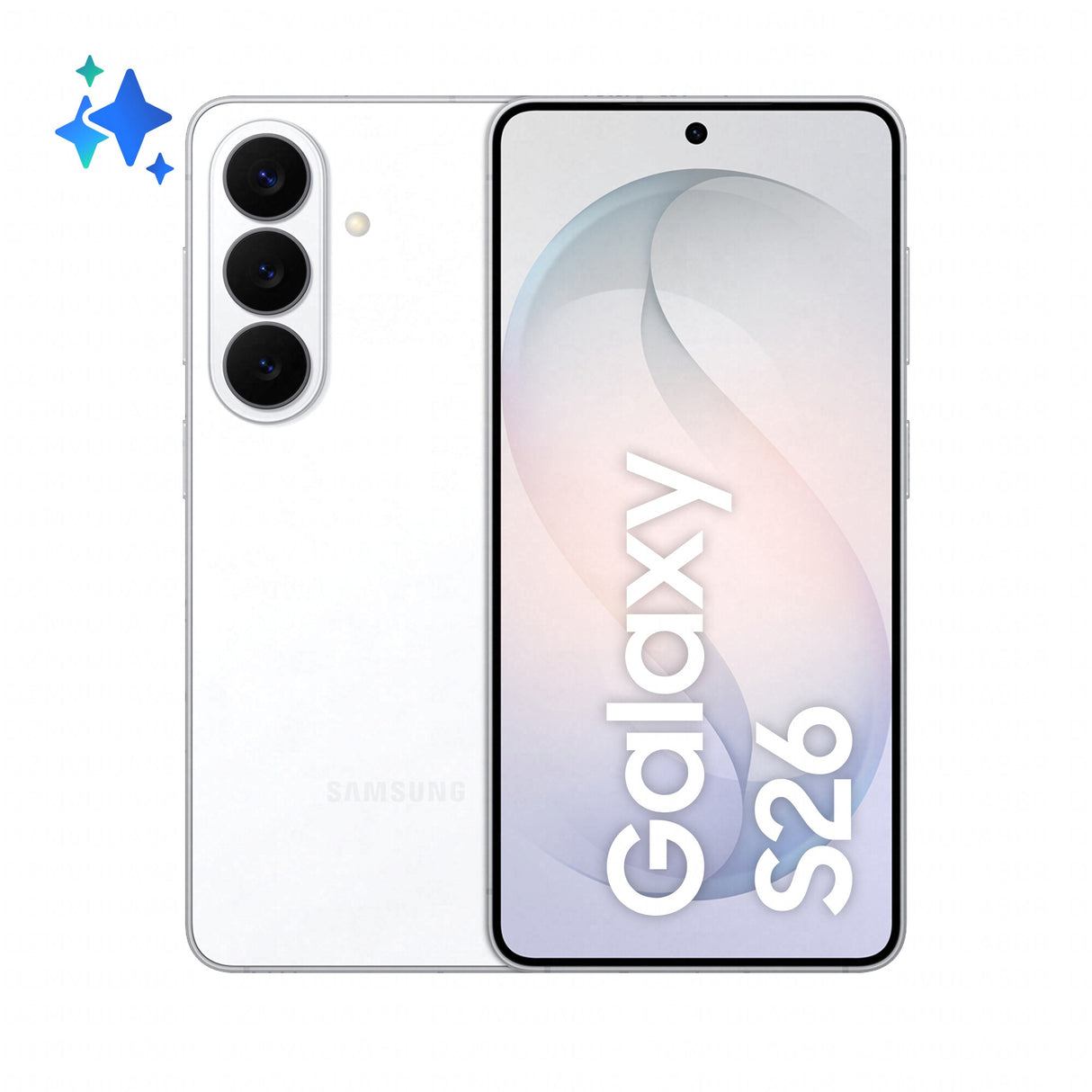 Samsung Galaxy S26 16 cm (6.3") Dual SIM Android 16.0 5G USB Type-C 12 GB 512 GB 4300 mAh White