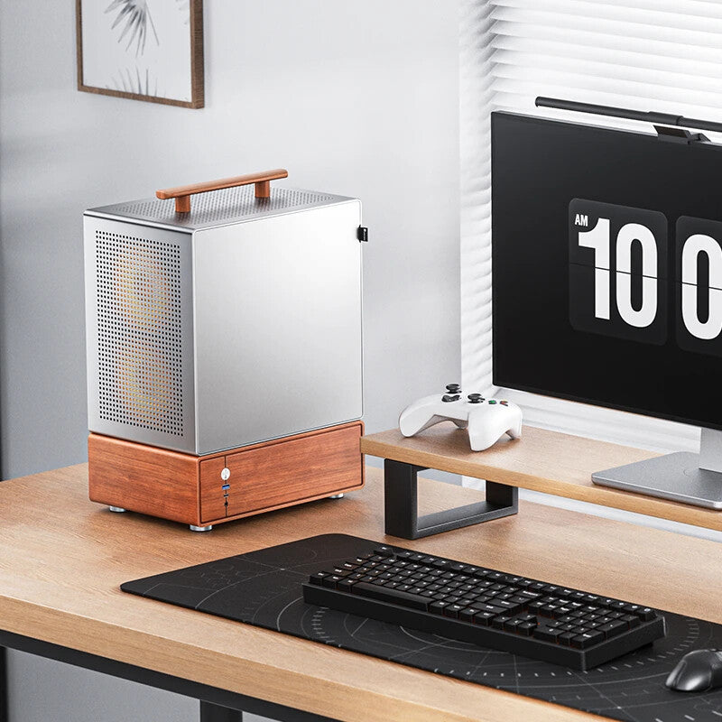 Jonsbo T7 Midi Tower Wood, Silver
