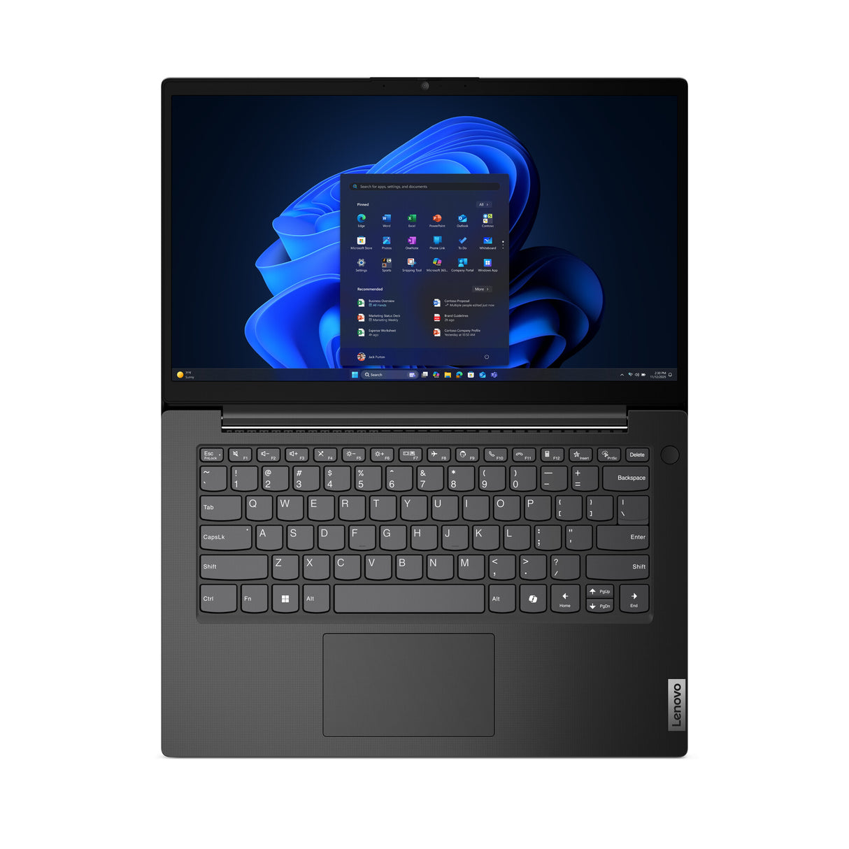 Lenovo V14 G6 ARP AMD Ryzen™ 7 170 Laptop 35.6 cm (14") Full HD 16 GB DDR5-SDRAM 512 GB SSD Wi-Fi 6 (802.11ax) Windows 11 Pro UK English Black