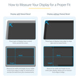 StarTech.com Monitor Privacy Screen for 23.8" Display - Computer Screen Security Filter - Blue Light Reducing Screen Protector Film - 16:9 Widescreen -Matte/Glossy - +/-30 Degree - TAA