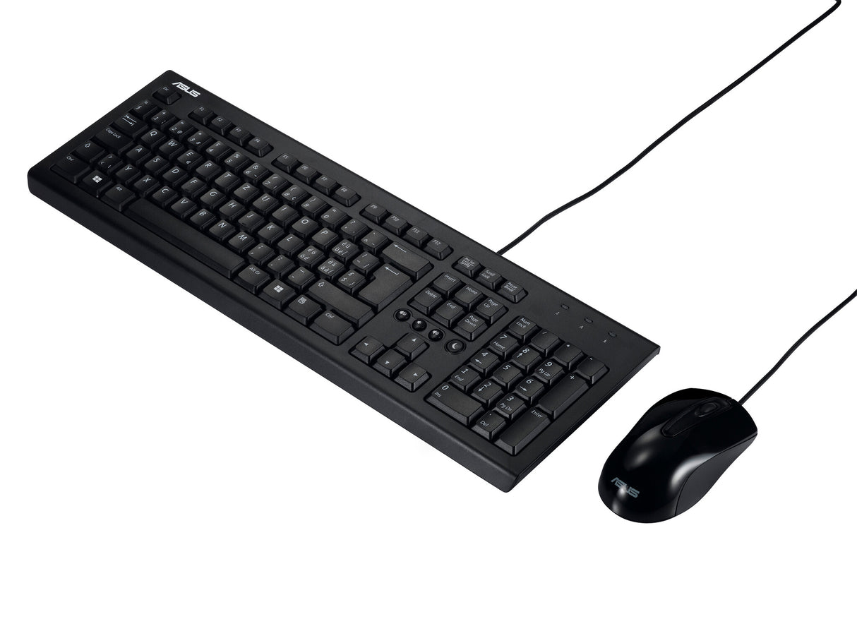 ASUS U2000 +MOUSE keyboard Mouse included Home USB QWERTY UK English Black