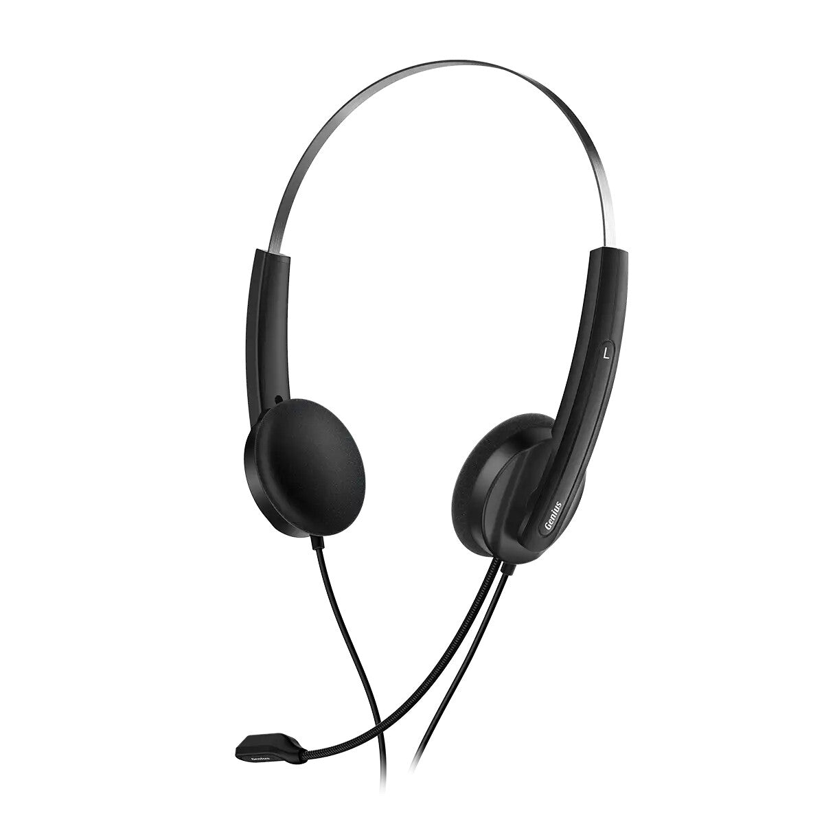 Genius HS-220U Headset Wired Head-band Office/Call center USB Type-C Black