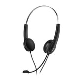 Genius HS-220U Headset Wired Head-band Office/Call center USB Type-C Black