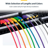 StarTech.com 25cm Pink Slim CAT6 Ethernet Cable, Snagless, 100W PoE, UTP, LSZH, 28AWG Pure Bare Copper Wire, Slim RJ45 Network Patch Cord w/Strain Reliefs, Fluke Tested