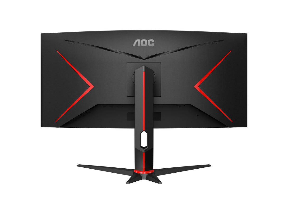 AOC G2 CU34G2XP computer monitor 86.4 cm (34") 3440 x 1440 pixels UltraWide Quad HD LED Black, Red