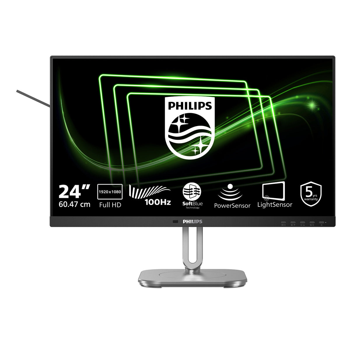 Philips 5000 series 24B2G5200/00 computer monitor 60.5 cm (23.8") 1920 x 1080 pixels Full HD LCD Anthracite