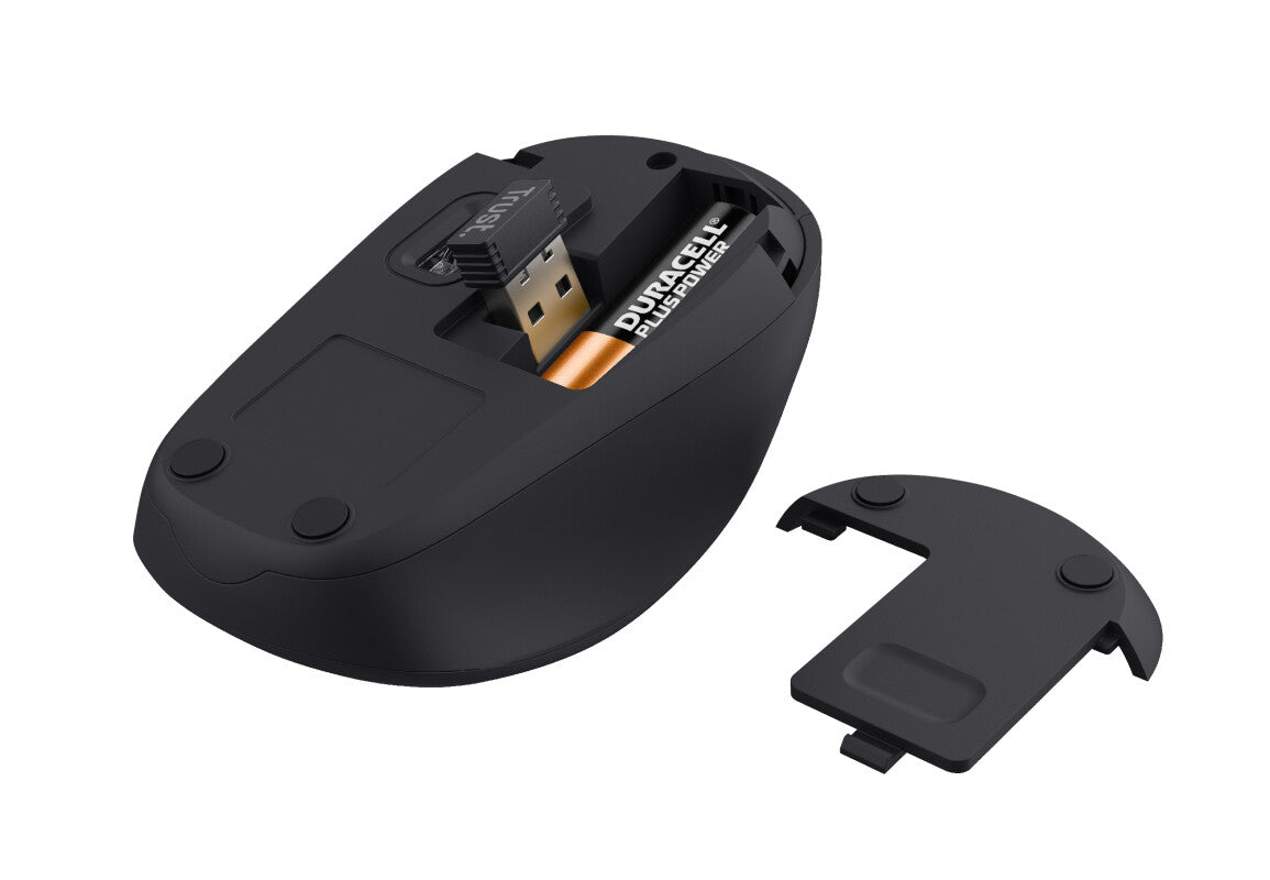 Trust Yvi+ mouse Office Right-hand RF Wireless Optical 1600 DPI