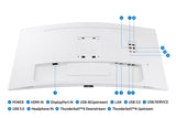 Samsung LS34C650TAU Computer Monitor 86.4 cm (34") 3440 x 1440 pixels 4K Ultra HD LED White